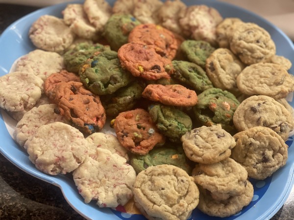 Plate of Quinntastic cookies